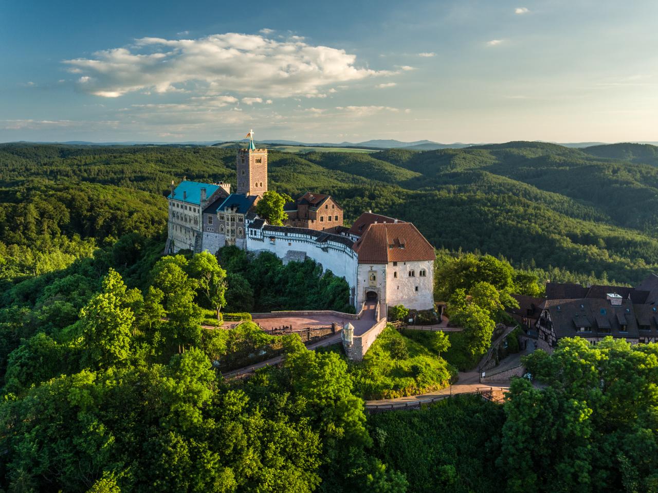 Far-sightedness: The beautiful Wartburg Castle is visible from afar