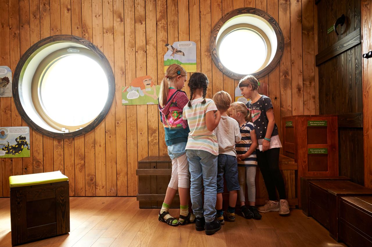 At the Arche Rhön visitor centre in Kaltenwestheim