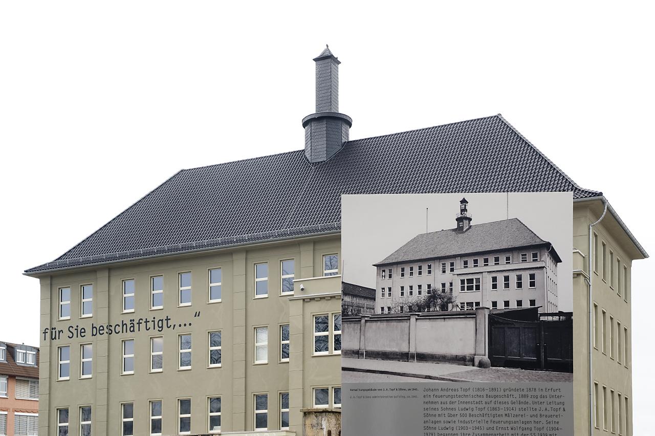 The former administration building of the J.A. Topf & Soehne