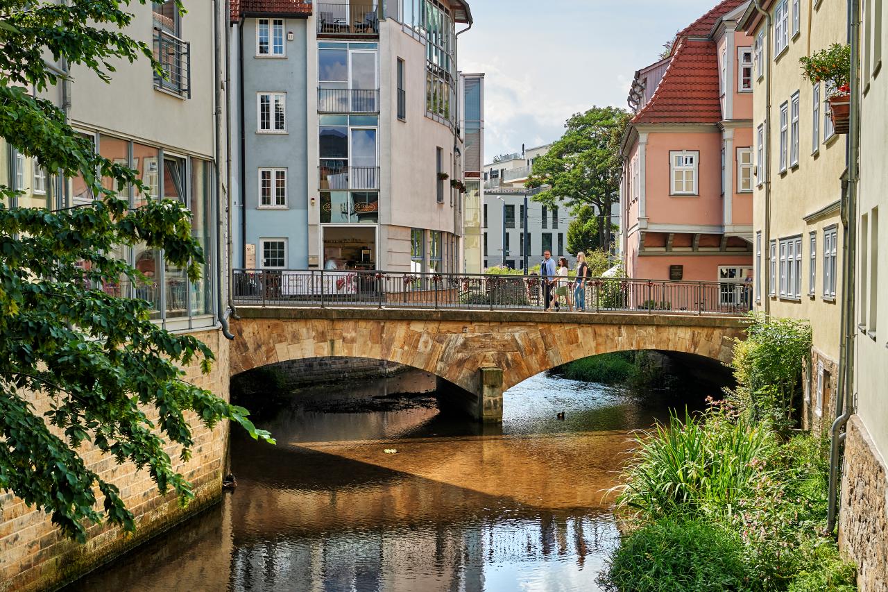 Lange Bruecke in Erfurt